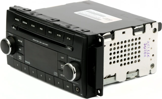 Alt view image 4 of 5 - 2015-2017 Chrysler Jeep Wrangler AMFM Single CD OEM Player Radio P05091164AC RES