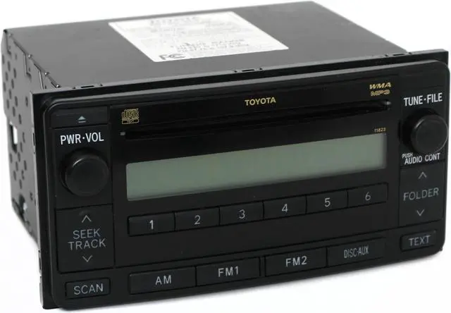 Alt view image 2 of 6 - 2008-2009 Toyota 4 Runner Radio AM FM mp3 CD Option Code 11823 86120-35410