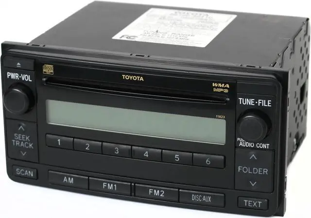 Alt view image 3 of 6 - 2008-2009 Toyota 4 Runner Radio AM FM mp3 CD Option Code 11823 86120-35410