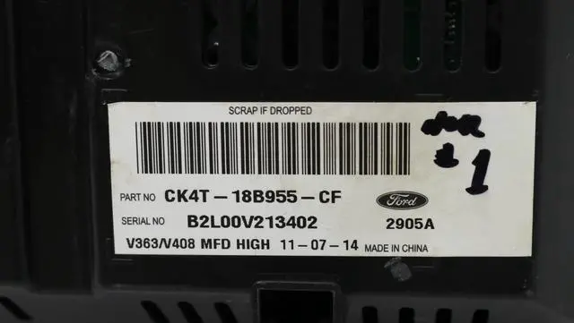 Alt view image 4 of 4 - 2015-16 Ford Transit 150 250 350 Connect 4.2" Display Screen OEM CK4T-18B955-CF