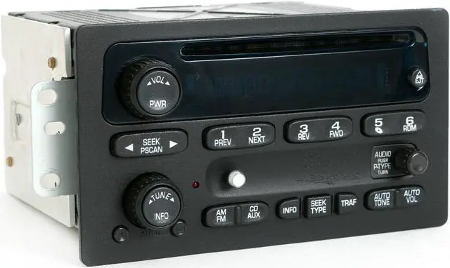 Alt view image 4 of 7 - Chevy & GMC S10 Body 2001-2003 Truck Radio AM FM CD w Bluetooth Music - 15091316