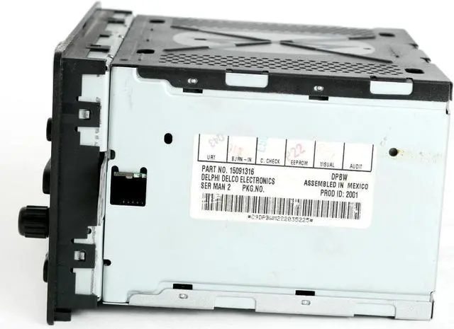 Alt view image 5 of 7 - Chevy & GMC S10 Body 2001-2003 Truck Radio AM FM CD w Bluetooth Music - 15091316