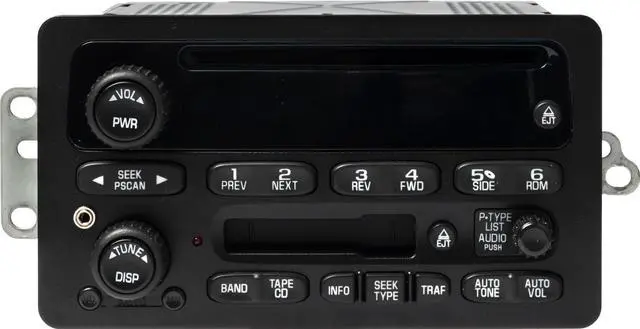 Main image of 2002-03 Chevrolet Blazer AM FM Radio CD Cassette Player AUX Upgrade 15091317 UN0