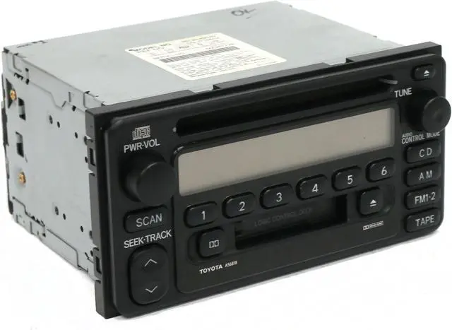 Alt view image 3 of 7 - 2001-2002 Toyota RAV4 AM FM Radio Cassette Player 86120-42040 Face A56818