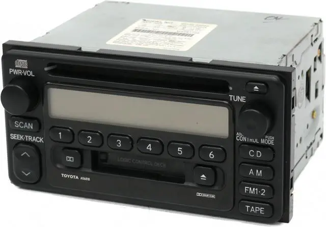 Alt view image 4 of 7 - 2001-2002 Toyota RAV4 AM FM Radio Cassette Player 86120-42040 Face A56818