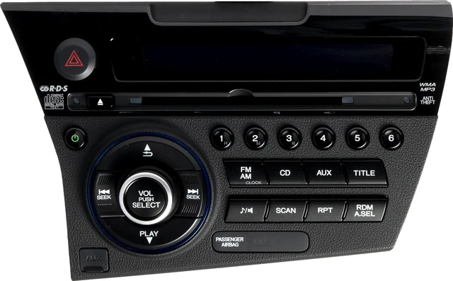 Main image of 2011-12 Honda CR-Z AM FM Radio CD Player Auxiliary Input Part Number 39100SZTA01