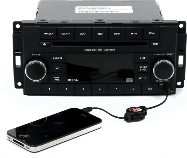 Main image of 13-16 Dodge Avenger Jeep Patriot AM FM mp3 Sat Radio CD With Aux P05091163AA RES