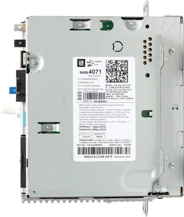 Alt view image 5 of 5 - 2016-2017 Chevrolet Equinox Camaro Terrain AM FM Radio Receiver 84064071