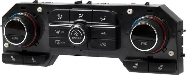 Alt view image 2 of 5 - 2020-2022 GMC Sierra 1500 Climate Control Panel Heated Seats 84692241 Option KA1