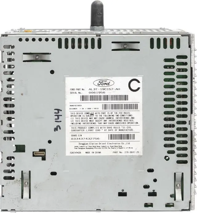 Alt view image 5 of 5 - 2010 Ford F-150 Truck AM FM Satellite Radio mp3 Disc Single CD AL3T-19C157-AH