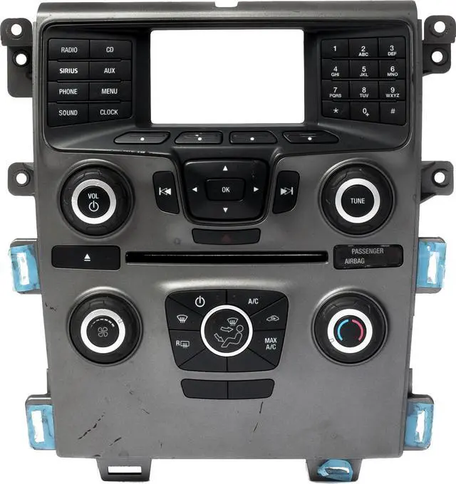 Main image of 2013 Ford Edge Radio Temperature Control Panel Part Number DT4T-18A802-AA