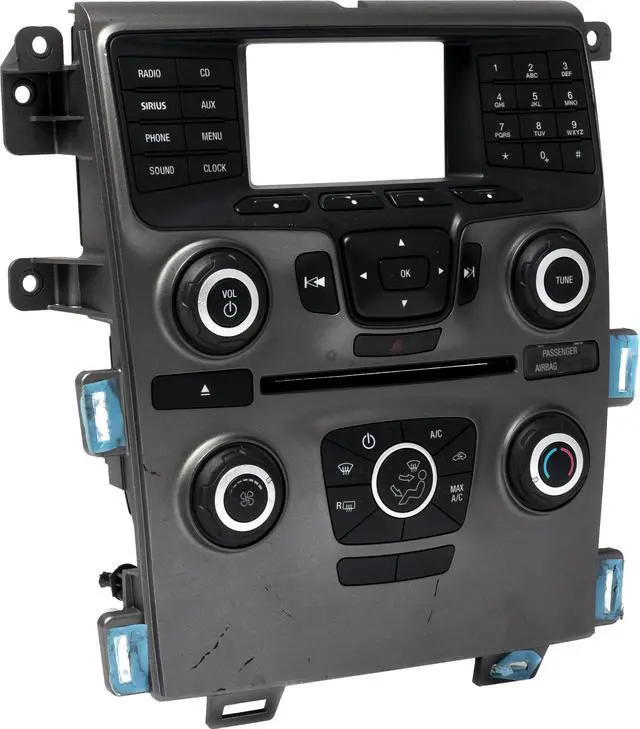 Alt view image 3 of 4 - 2013 Ford Edge Radio Temperature Control Panel Part Number DT4T-18A802-AA