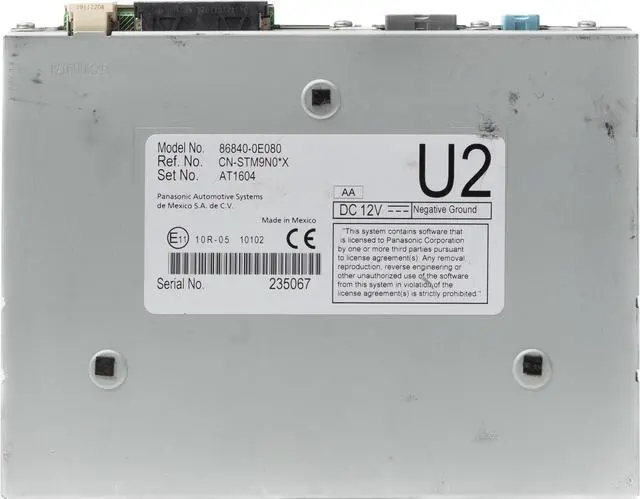 Main image of 2020 Toyota Highlander Driver-Assist Vehicle Navigation Control Unit 86840-0E080