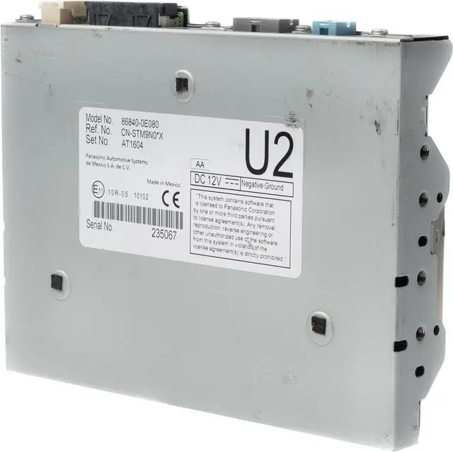 Alt view image 2 of 6 - 2020 Toyota Highlander Driver-Assist Vehicle Navigation Control Unit 86840-0E080