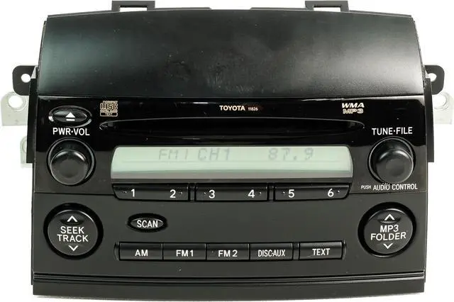 Main image of 08-10 Toyota Sienna OEM Single AM FM CD Player Radio Receiver 11826 86120-08220