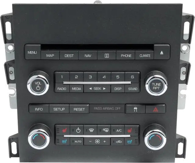 Main image of 2010 Lincoln MKZ AM FM Radio mp3 CD Navi XM Ready w Temp Controls 9H6T-19C156-DB