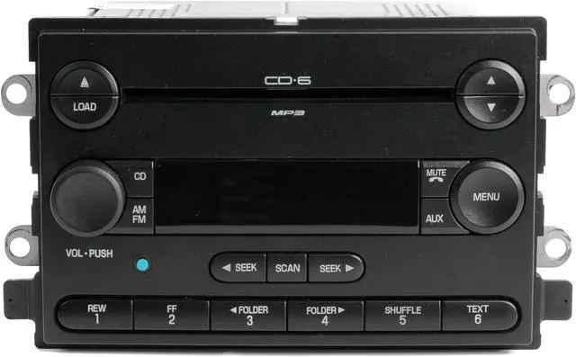Alt view image 2 of 6 - 2005 Ford F-150 Truck Radio AM FM 6 Disc Player w Bluetooth Music 5L3T-18C815-FJ
