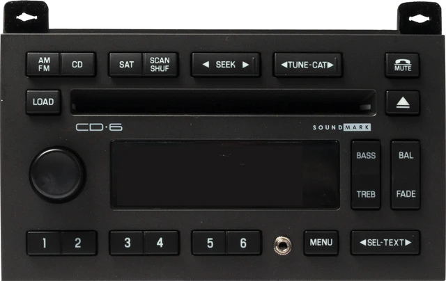 Main image of 2008-11 Lincoln Town Car Radio AM FM 6 Disc CD Player w Aux Input 8W1T-18C815-CB