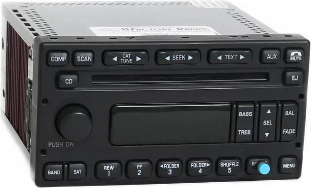 Alt view image 2 of 6 - 2005-07 Ford E-Series Van Radio AM FM CD Player w Bluetooth Music 6C2T-18C869-AB