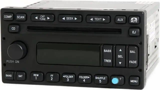 Alt view image 3 of 6 - 2005-07 Ford E-Series Van Radio AM FM CD Player w Bluetooth Music 6C2T-18C869-AB