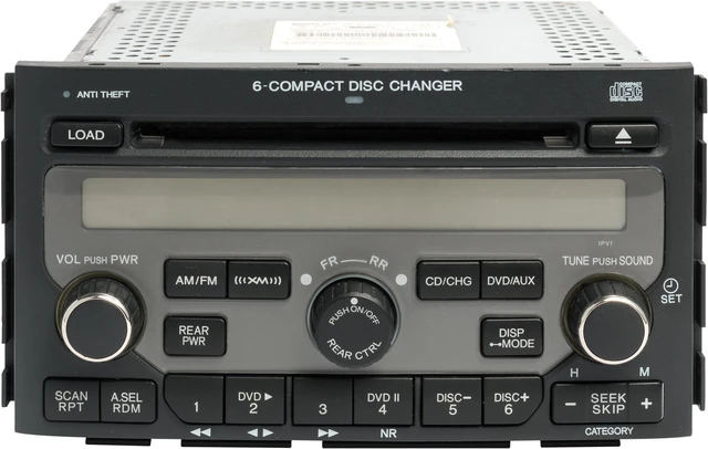 Main image of 2006-2008 Honda Pilot AM FM Radio XM 6 Disc CD Player 39100-S9V-A800 OPT 1PV1