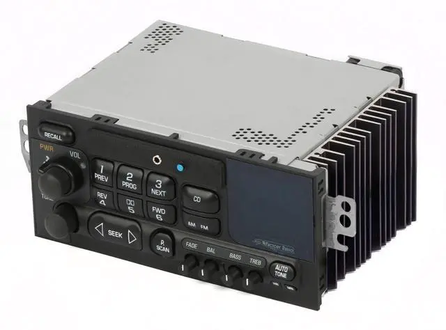 Alt view image 2 of 5 - 1995-05 GMC Chevy Car S10 AM FM w Cassette Controls Radio w Aux & Bluetooth Mod