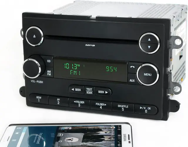 Main image of Ford Taurus X 2008-09 AM FM mp3 CD Radio With Bluetooth Upgrade 8F9T-18C869-FB