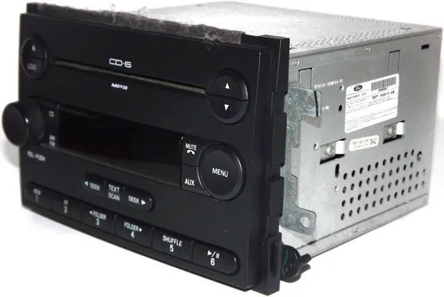 Main image of 2007 Ford Fusion & Mercury Milan AM FM 6 Disc mp3 CD Car Radio 7E5T-18C815-AB