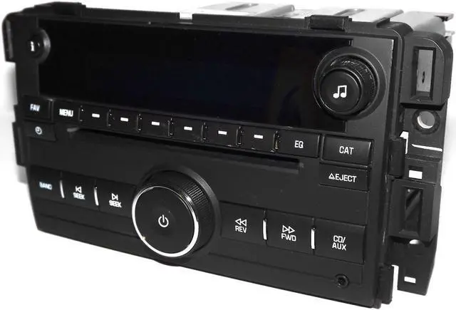 Alt view image 2 of 6 - Chevy GMC Truck Radio 2009-2012 AM FM CD w Aux Input 20935116 Plastic UNLOCKED