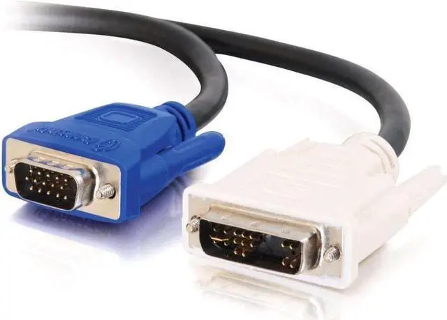 Alt view image 4 of 4 - C2G 2m DVI Male to HD15 VGA Male Video Cable (6.5ft) Model 26954