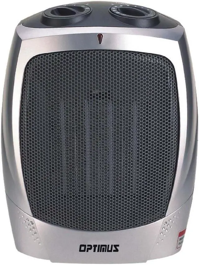 Alt view image 2 of 13 - Optimus H7004 Portable Ceramic Heater with Thermostat
