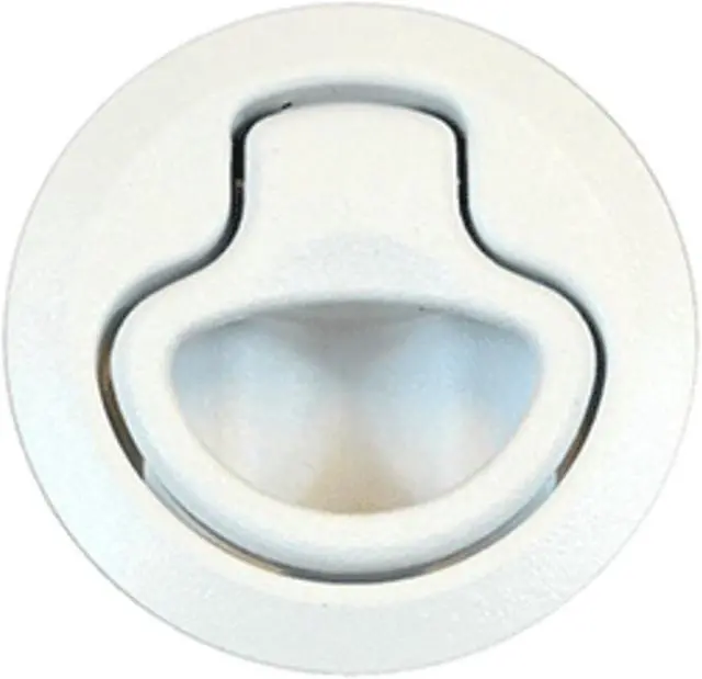 Alt view image 4 of 8 - Southco Flush Pull Latch - Push To Close - Medium - White