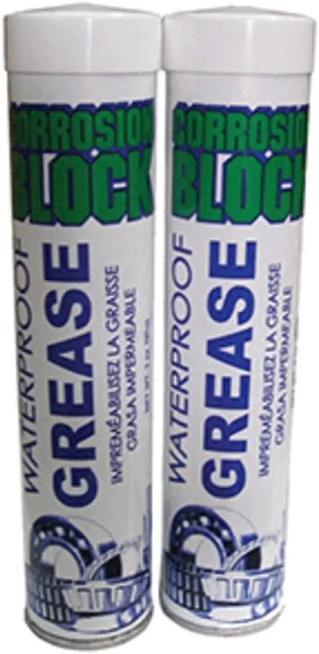 Alt view image 4 of 6 - Corrosion Block High Performance Waterproof Grease - (2) 3oz Cartridges - Non-Hazmat, Non-Flammable & Non-Toxic