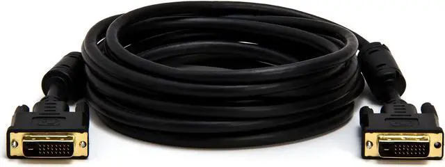 Alt view image 2 of 6 - Cmple  DVI to DVI Cable Dual Link Gold Plated - (DVI Dual Link Cable/DVI D Cable) for Laptop, Projector, HDTV - 15 Feet