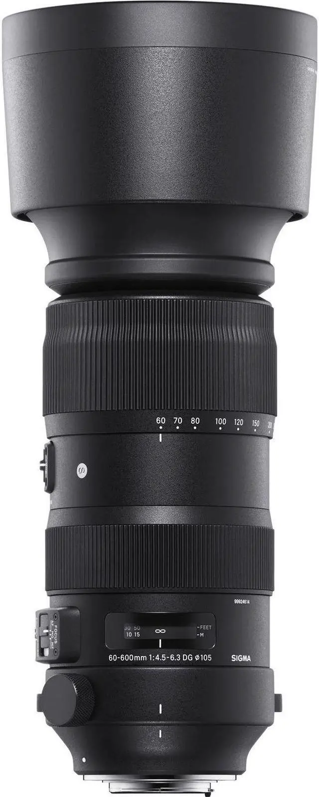Alt view image 3 of 20 - Sigma 60-600mm F4.5-6.3 DG OS HSM Sports Lens for Nikon