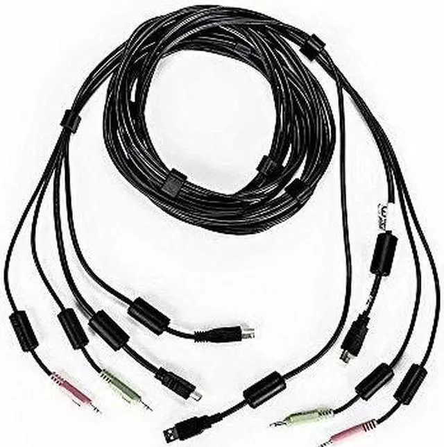 Main image of Avocent 10 ft. USB keyboard, mouse & DisplayPort video cable with audio - Use with SV220D-001 or SV240D-001 CBL0127