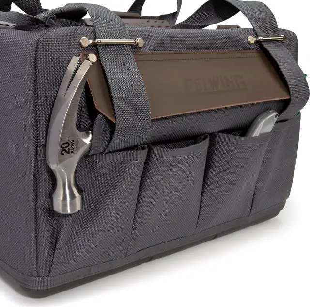 Alt view image 5 of 14 - Estwing 94761 14-Compartment, 16-Inch Carpenter's Tool Bag