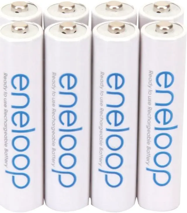 Alt view image 2 of 2 - Panasonic BK-4MCCA8BA 8-pack AAA Rechargeable Batteries