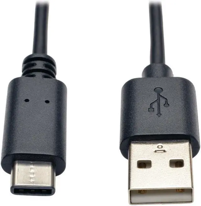 Alt view image 10 of 15 - Tripp Lite USB 2.0 Hi-Speed Cable (A Male to USB Type-C Male), 3-ft.