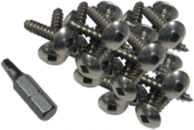 Alt view image 3 of 3 - DOCK EDGE STAINLESS STEEL PROFILE FASTENERS 100 PCS 1"
