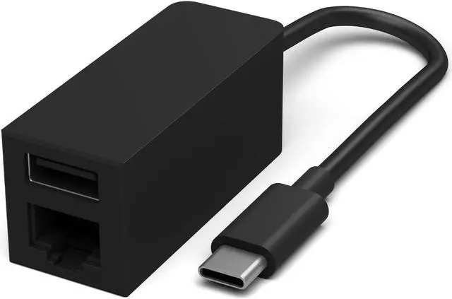 Alt view image 3 of 5 - Microsoft Surface USB-Ethernet Adapter JWM-00001 Surface USB-Ethernet Adapter