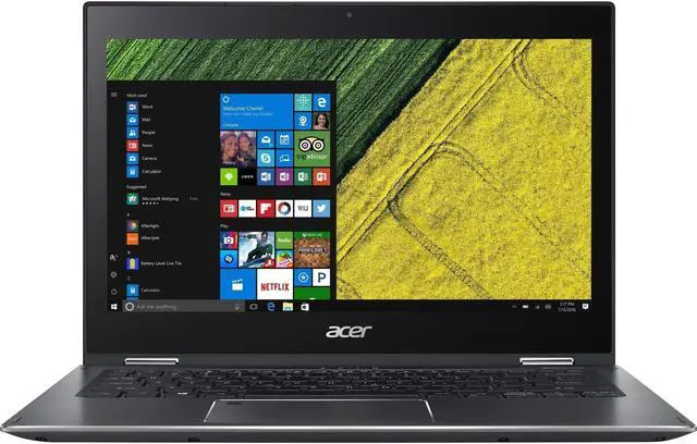 Alt view image 10 of 20 - Acer Spin 5 SP513-52N-8326 13.3" Touchscreen LCD 2 in 1 Notebook - Intel Core i7 (8th Gen) i7-8550U Quad-core (4 Core) 1.80 GHz - 8 GB DDR4 SDRAM - 256 GB SSD - Windows 10 Pro 64-bit - 1920 x 1080 - In-plane Switching (IPS) Technology - ...