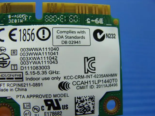 Alt view image 3 of 4 - Dell XPS 12 9Q23 12.5" Genuine Laptop WiFi Wireless Card 5K9GJ 6235ANHMW