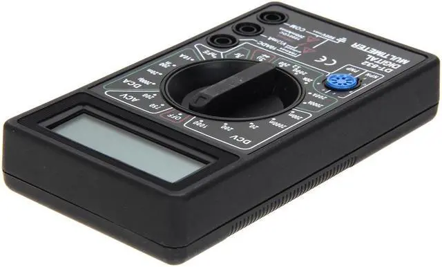 Alt view image 4 of 6 - DT832 Digital LCD Multimeter DC AC Voltmeter Ammeter Ohm Tester Meter Buzzer Function with Test Probe For RC Model