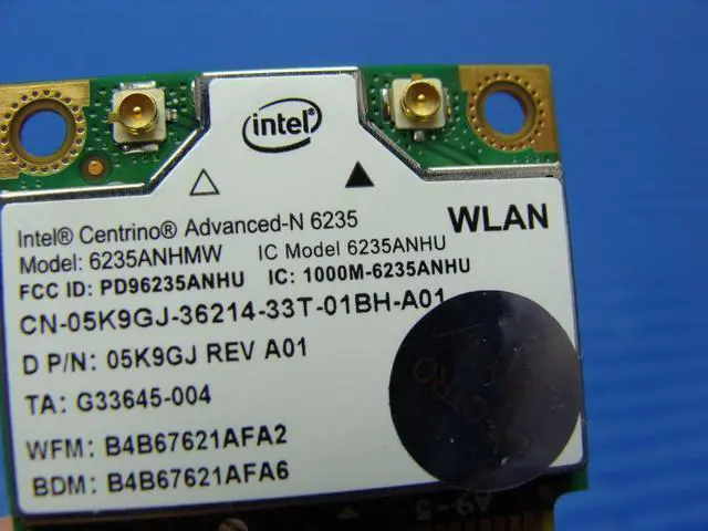 Alt view image 4 of 4 - Dell XPS 12 9Q23 12.5" Genuine Laptop WiFi Wireless Card 5K9GJ 6235ANHMW
