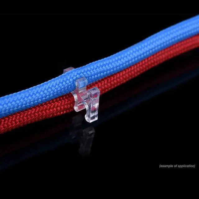 Alt view image 8 of 13 - Alphacool Eiskamm X4 - 3mm Clear - 4 pcs (24742)