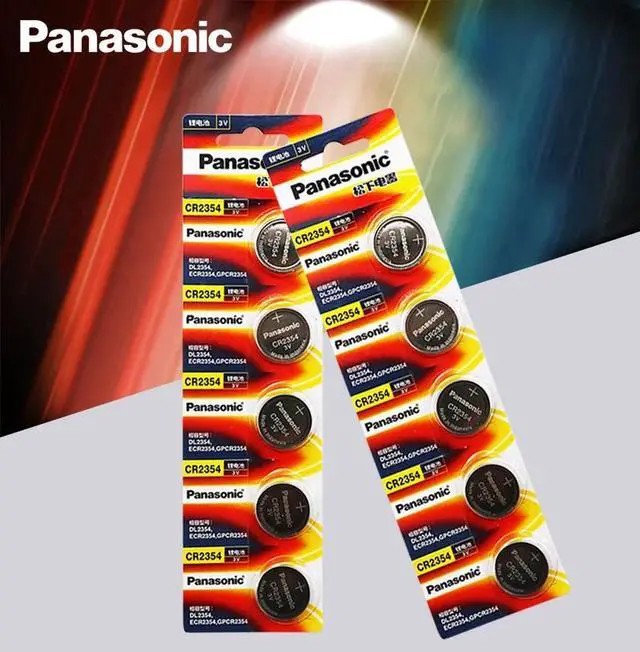 Alt view image 3 of 3 - 5pc/lot Battery  Car remote key 3V Li battery CR2354 button battery instrument and meter batteries