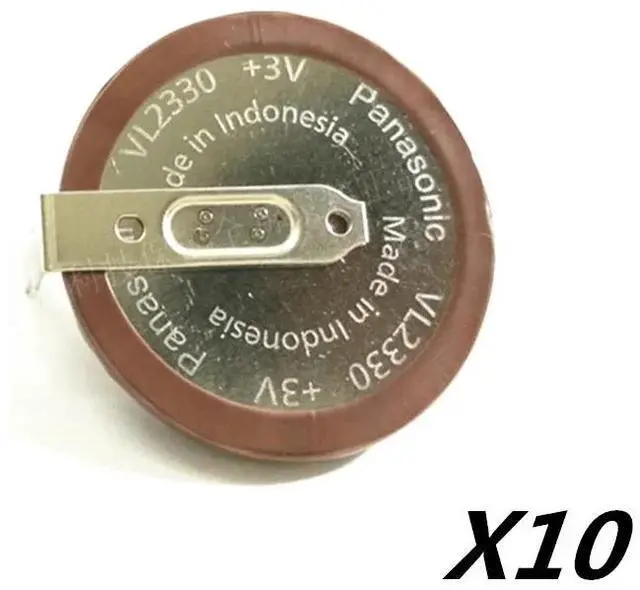 Main image of 10PCS/LOT  For  VL2330 2330 Rechargeable lithium battery coin cell for car key button