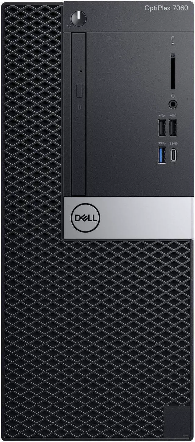 Alt view image 5 of 17 - Dell OptiPlex 7060 Desktop Computer GH6JJ - Core i7 i7-8700 - 8 GB RAM - 500 GB HDD - Mini-tower - Windows 10 Pro 64-bit - AMD Radeon RX 550 4 GB - DVD-Writer - English Keyboard