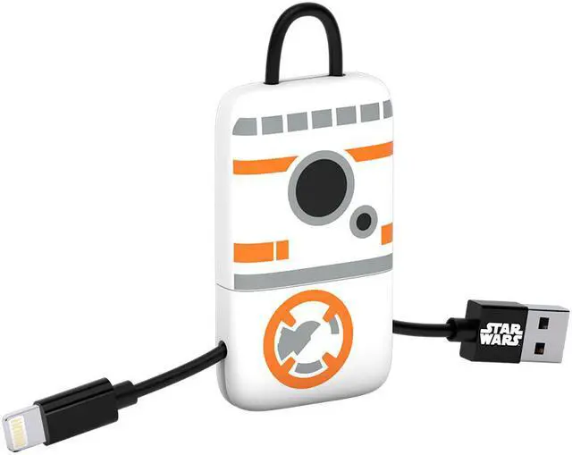 Main image of Tribe Star Wars TLJ BB-8 KeyLine Lightning Cable 22cm Model CLR33704